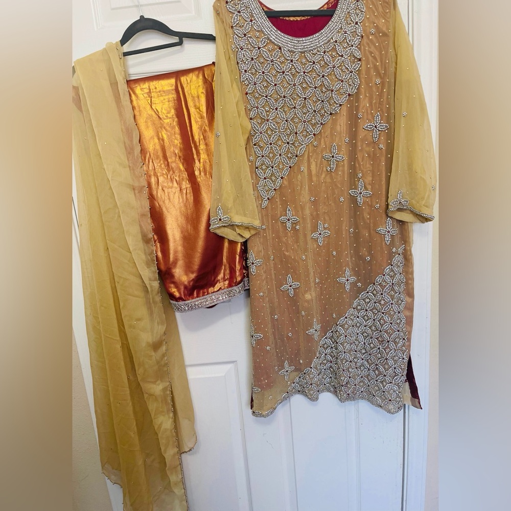 Plus Shalwar Kameez  1X BUST 50